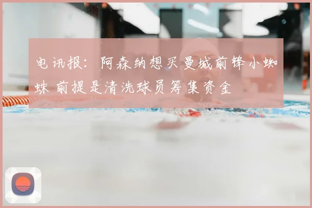电讯报：阿森纳想买曼城前锋小蜘蛛 前提是清洗球员筹集资金